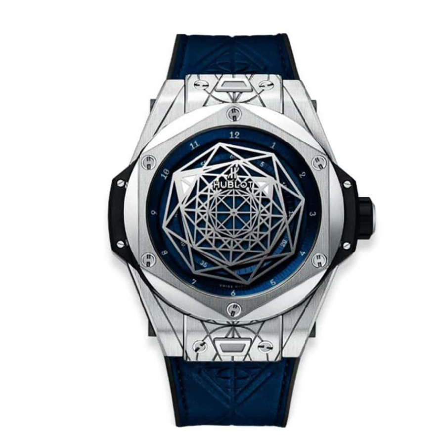 Hublot Big Bang Steel Black Dial Diamond Bezel 361.SX.1270.RX.1104