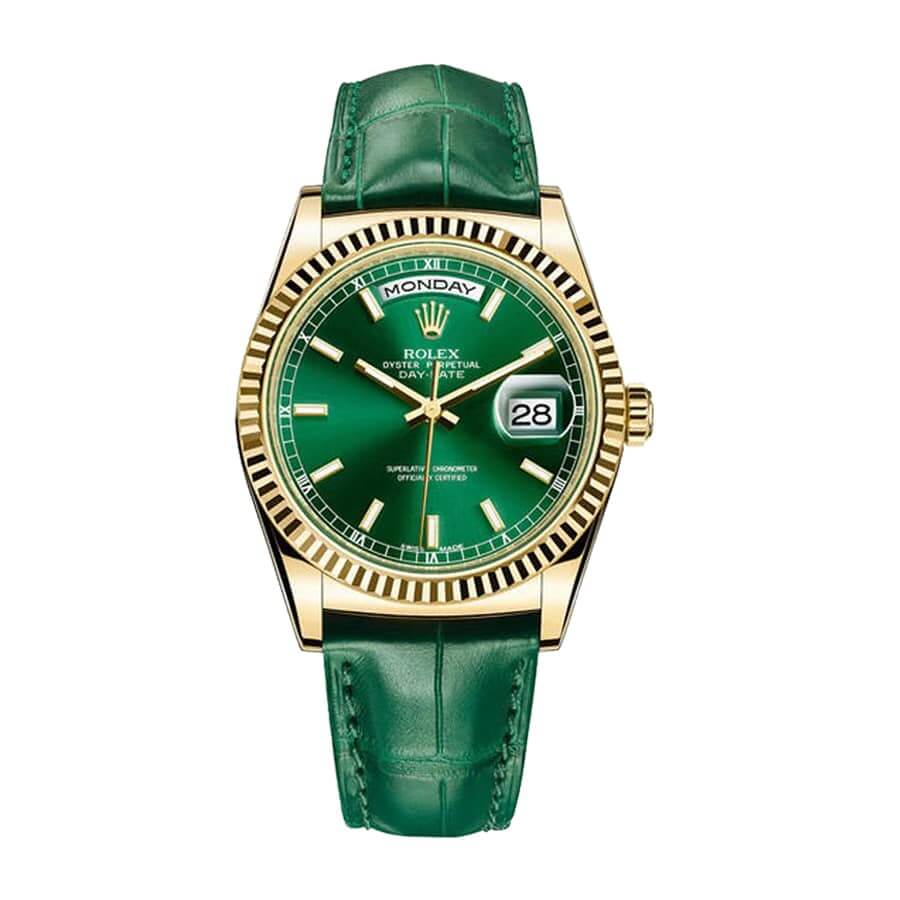 Rolex Day-Date 118138-0003 "Green Dial"