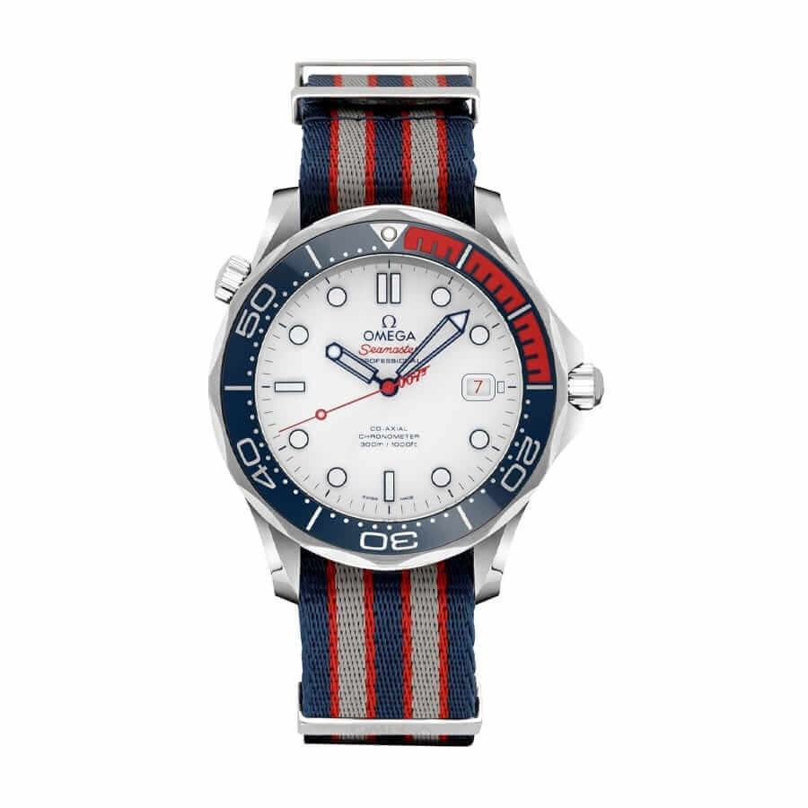 Omega Seamaster Diver 007 White Dial 215.32.46.51.01.001 Exclusive