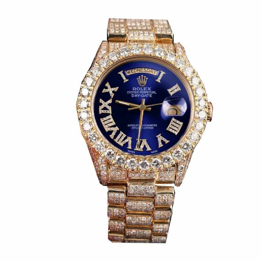 Rolex Day-Date 18038 “Iced Out” High Fidelity