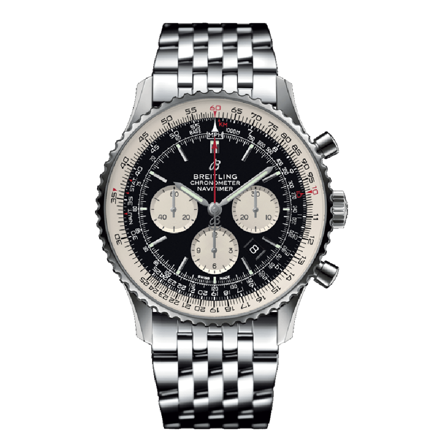 Breitling Navitimer B01 Chronograph AB0121211B1A1 "Black Dial" Premium
