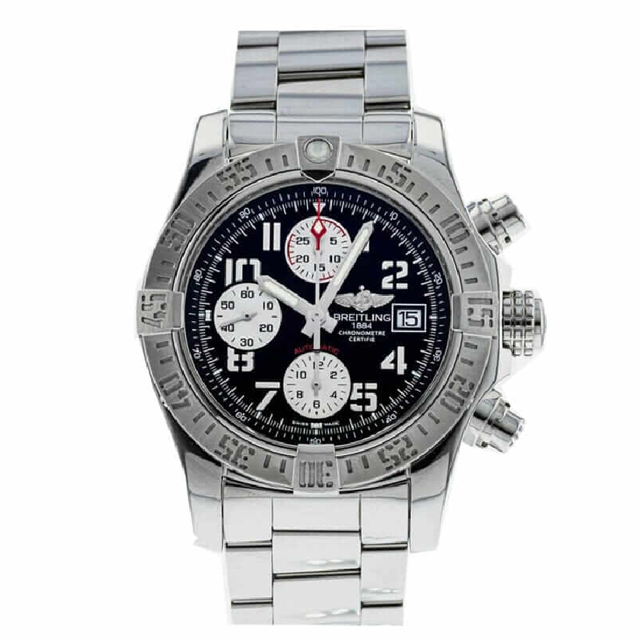 Breitling Super Avenger II A13370 "Black Dial" Premium
