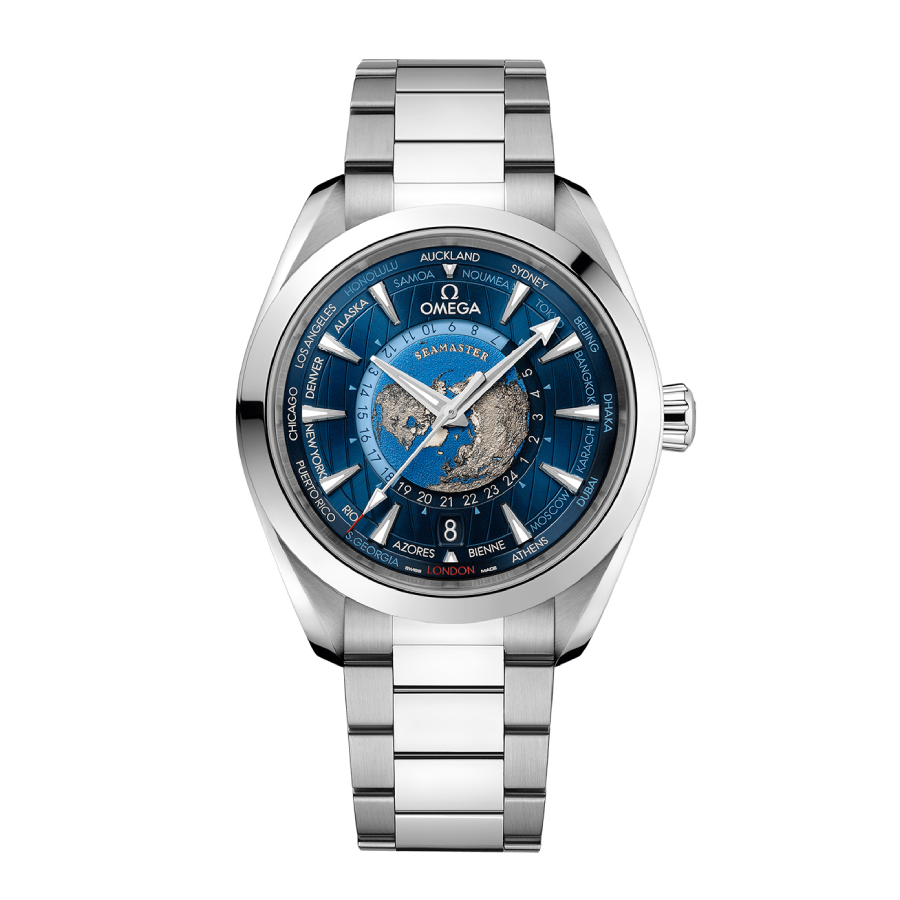 Omega Seamaster Aqua Terra Worldtimer 220.10.43.22.03.001 Signature