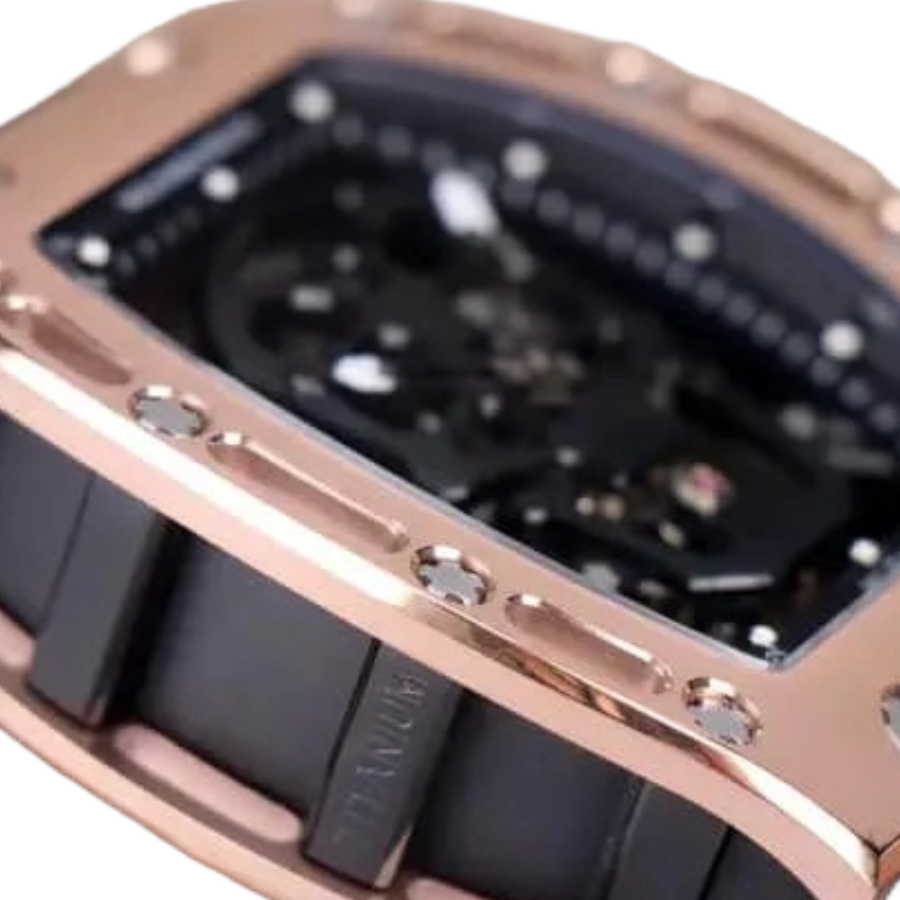 Richard Mille RM 52-01 Tourbillon "Skull" Dial Rose Gold Detailed 4