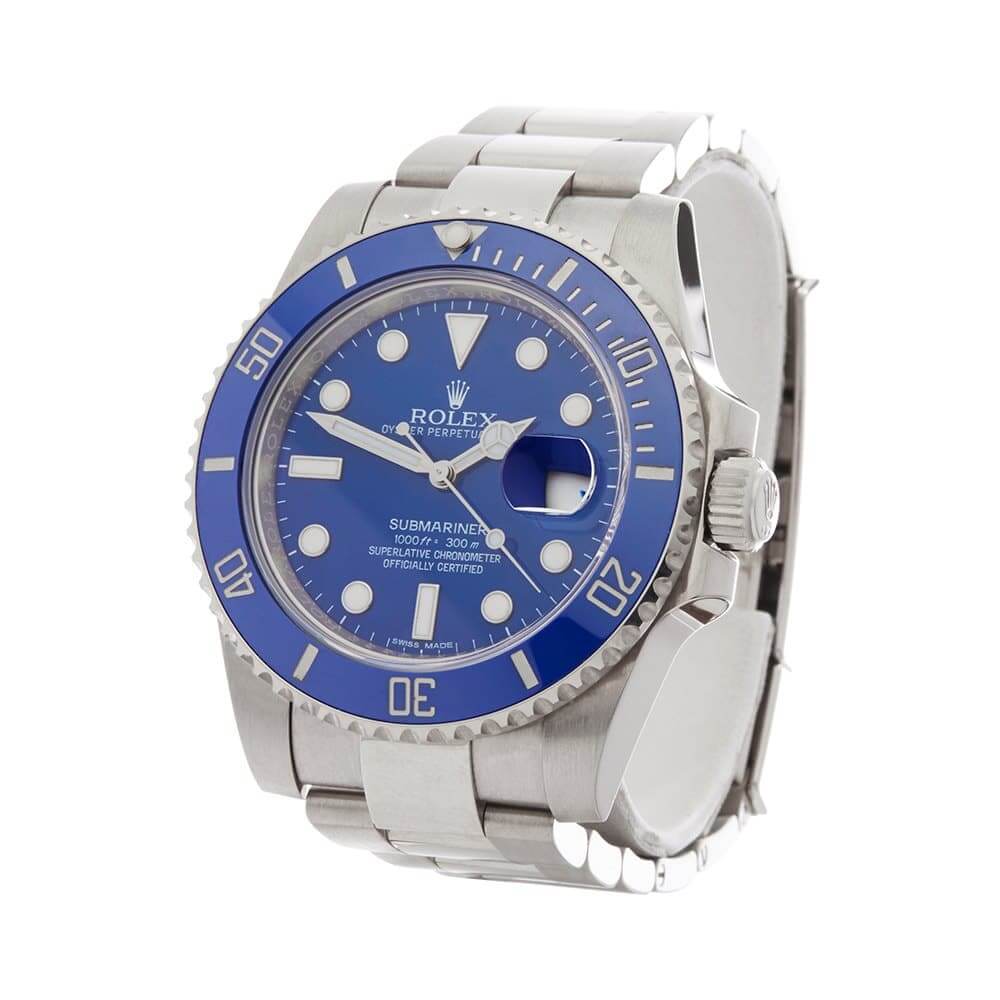 Rolex Submariner Date 116619 "Smurf" Perfect 2