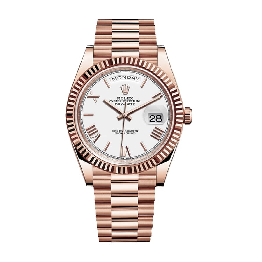 Rolex Day-Date 228235 "White Dial" Signature